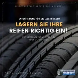 Reifeneinlagerung
