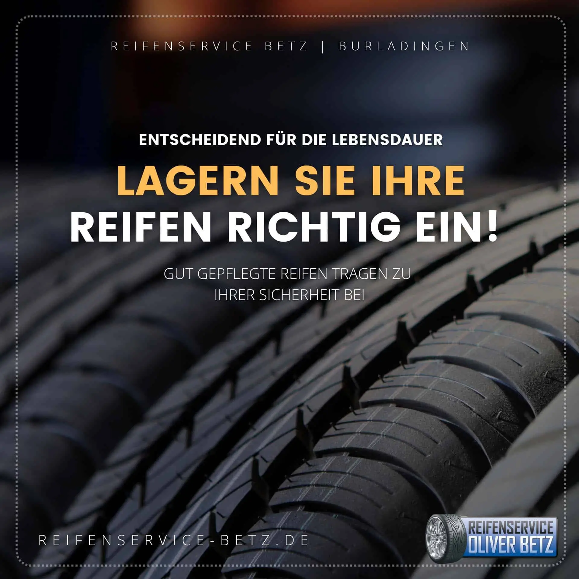 Reifeneinlagerung